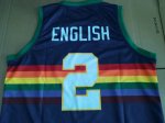 NBA 2 English Denver Nuggets Maillot Marine imprimé